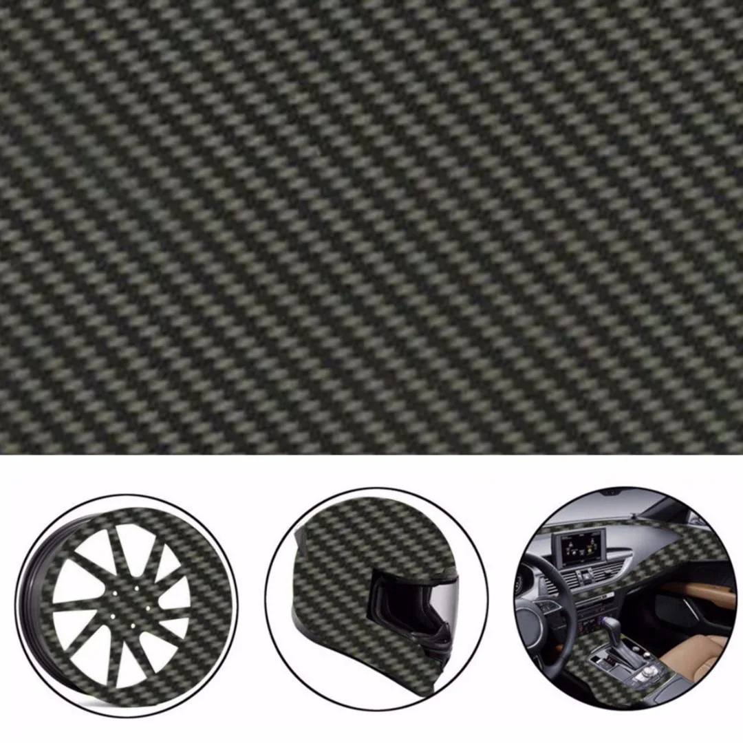 New 50*300cm PVA Black  carbon fiber Pattern Water Transfer Printing Film HT66 , Hydrographic film, Decorative Material