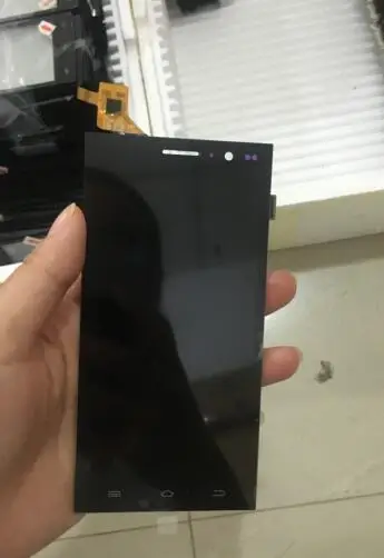

LCD Display+Touch Screen Digitizer Assembly 100% New LCD+Touch Digitizer For Azumi A50C Plus IN Stock