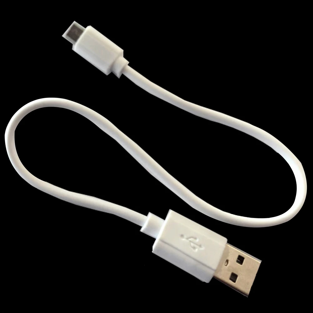 1 шт. практичный USB кабель для зарядки для Android 25 см белый