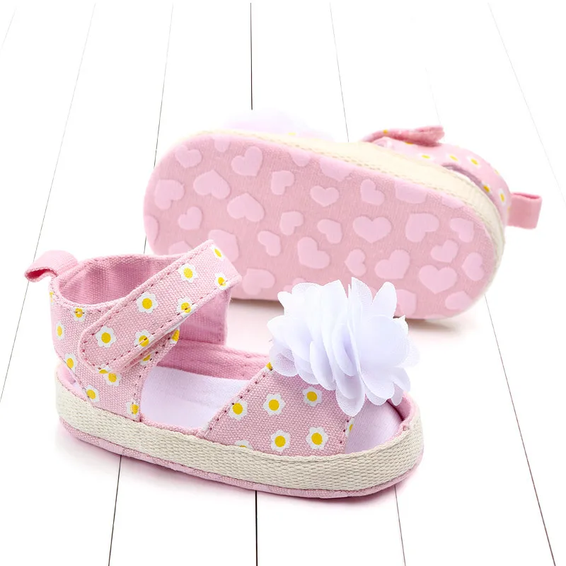 Baby Girl Sandals Summer Non-slip Crib Shoes for Girl (21)