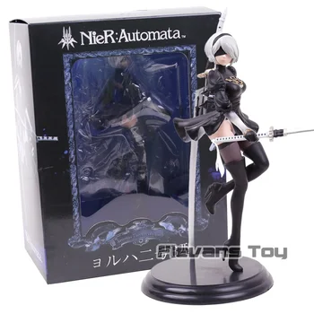 

Anime Game NieR Automata YoRHa No. 2 Type B 2B PVC Action Figure Collection Model Toy Doll Brinquedos Gift