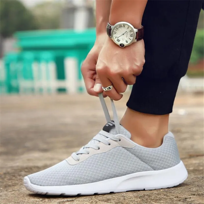 

Unisex Large Size Men Sneakers Breathable Mesh Casual Shoes Female Lightweight Comfortable Man Shoes Flat Shoes Tenis Feminino