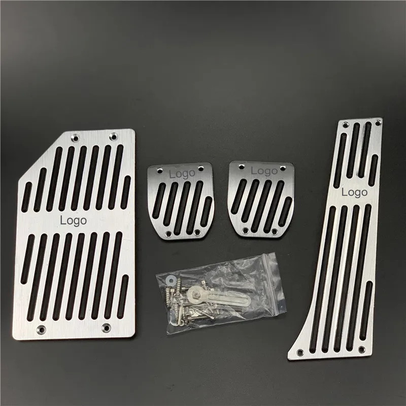 Alloy MT 4pcs drill Автомобильные аксессуары, газовые тормозные педали для KIA Sorento Cadenza K7 K5 K3 K3S K4 KX5 Qvois K7 Sportage Cerato Soul Optima Sorento - Название цвета: Alloy MT 4pcs drill