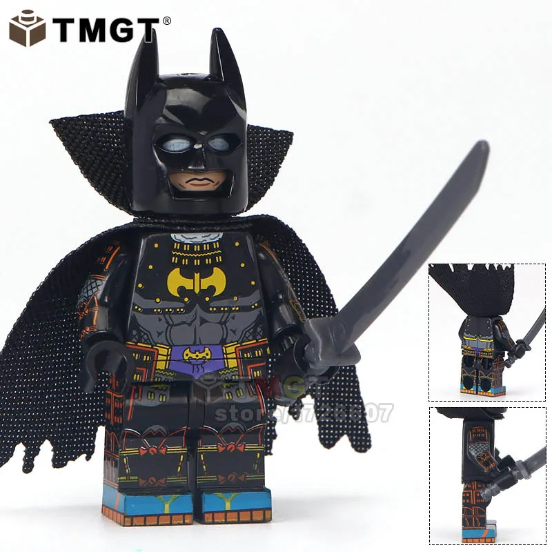 

TMGT Single Sale Batman Super Hero Shogunate Samurai Batman Action s Building Blocks Gift Toys For Children