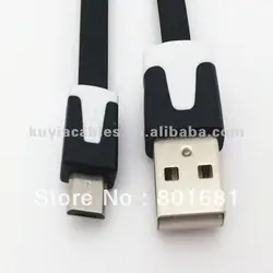 Новый черный 3 м без каблука Тип Micro 5 Булавки USB кабель передачи данных для Samsung HTC