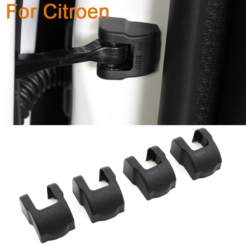 

4pcs/lot Car styling Door Check Arm Protection Cover For Citroen C3-XR C4L DS3 DS4 C-Elysee C-Quatre