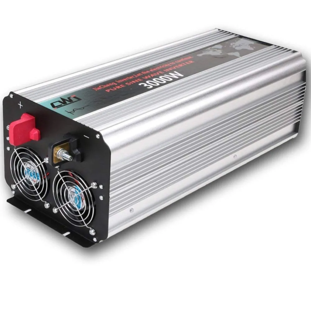 

CNIKESIN 3000W Power Inverter 12V DC To 110V 220V 230V AC Converter Pure Sine Wave Solar Power Inverter With For Home, Outdoor