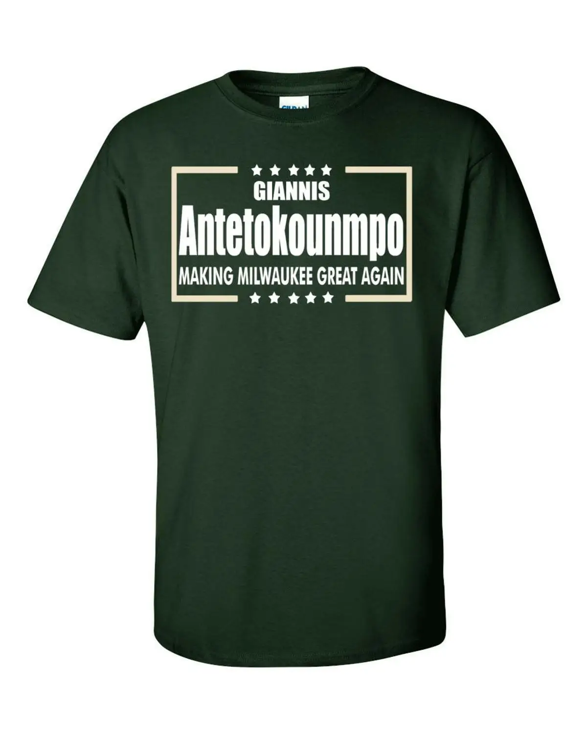 

Giannis Antetokounmpo Greek Freak "Milwaukee Great" T-Shirt