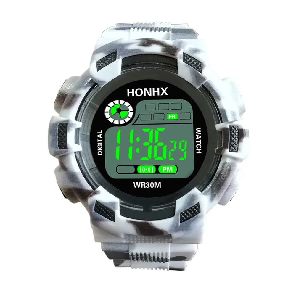 Luxury Men Digital Watch Waterproof Military Army Sport Watches Men Analog LED Wrist Watch Silicone Mens Digital Watches