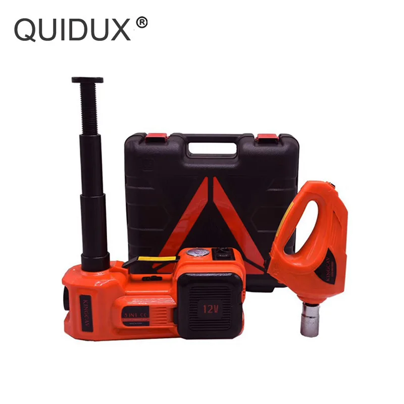 QUIDUX 3 в 1 Автомобильный Электрический домкрат насос для накачки шин автомобильный