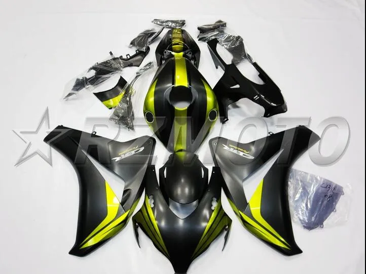 

Injection Mold New ABS Plastics Fairings kits Fit For Honda CBR1000 CBR1000RR 08 - 11 2008 2009 2010 2011 matte black Green