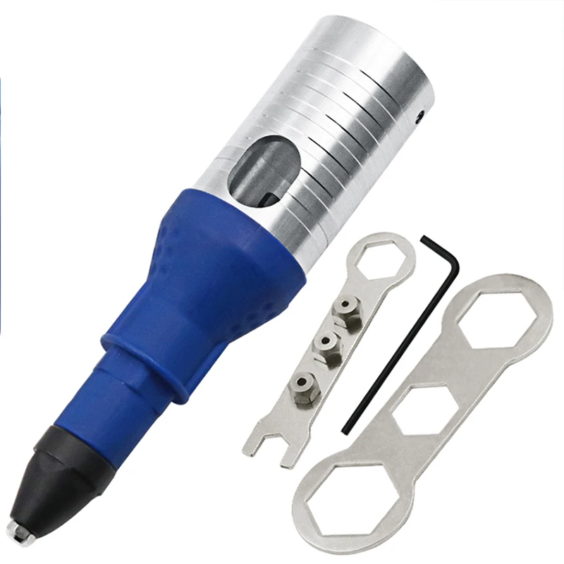 

All Electric Rivet Nut Gun Riveting Tool Cordless Riveting Drill Adaptor Insert Nut Tool Multifunction Nail Gun Auto Rivet Gun