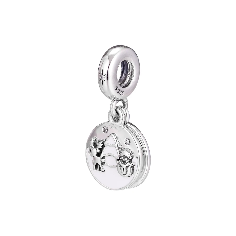 Бусы идеальная Рождественская Красивая подвеска серебро 925 подходит браслет ожерелье бусы для изготовления ювелирных изделий kralen perles boncuk