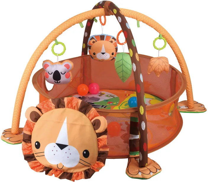 lion Baby Play Mat 0-1 Year playmat gym carpet crawling mat in the nursery Turtle toy net support 3-in-1 Marine Ball Pool Fence lion Baby Play Mat 0-1 Year playmat gym carpet crawling mat in the nursery Turtle toy net support 3-in-1 Marine Ball Pool Fence