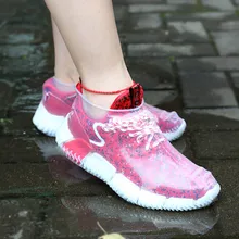 1 пара ботинок обувь покрывает многоразовый силикон уличная дождливая водонепроницаемая обувь протекторы MYDING