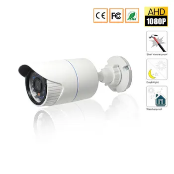 

CCTV AHD camera 2.0MP 720P/960P/1080P metal Waterproof IP66 Outdoor 6PCS LEDS Security Surveillance Camera IR Cut