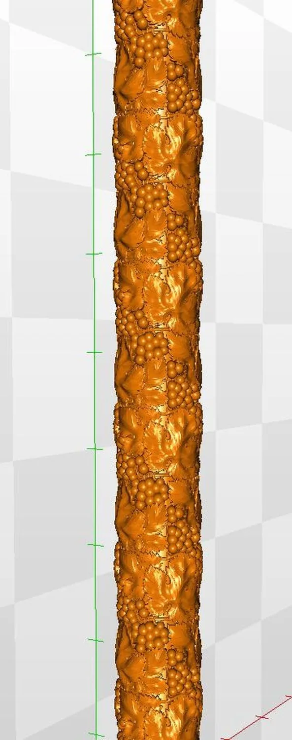 

Full 3D  GRAPES_7  STL  file format  artcam model for cnc