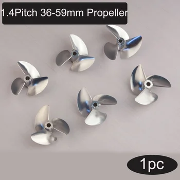 

1pc 3 Blades Propeller Semi-immersed Props 1.4 Pitch Aperture 4.76mm Paddle Spare Parts for RC Brushless Electric Methanol Boat