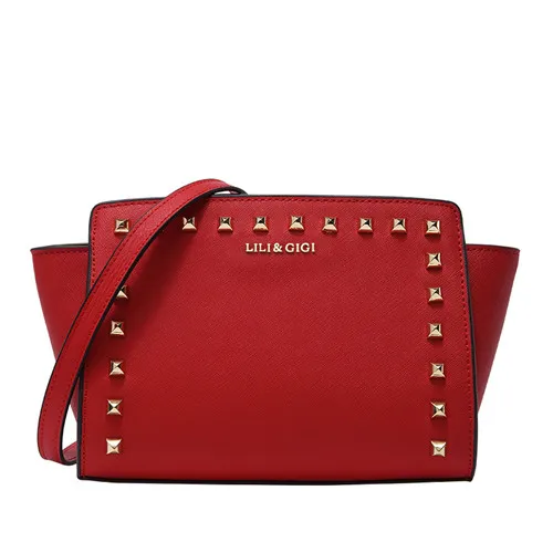 Женская сумка через плечо из натуральной кожи zooler кожаные сумки женские сумки из натуральной кожи сумка-портфель дешевые дизайнерские сумки трапеции - Цвет: Красный