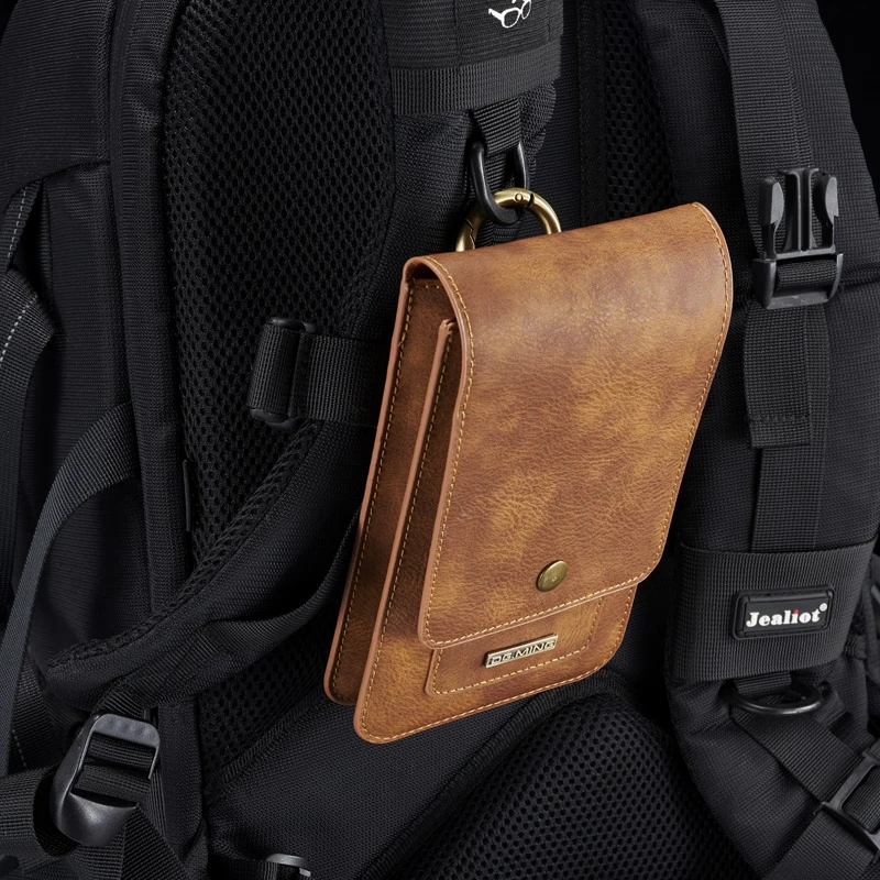 Multifunction 5.2~6.5'' Leather Phone Pouch Bags Hook Loop Belt Clip Case for Samsung Galaxy Note 8 Wallet Bags for iPhone 8 7 6 Multifunction 5.2~6.5'' Leather Phone Pouch Bags Hook Loop Belt Clip Case for Samsung Galaxy Note 8 Wallet Bags for iPhone 8 7 6