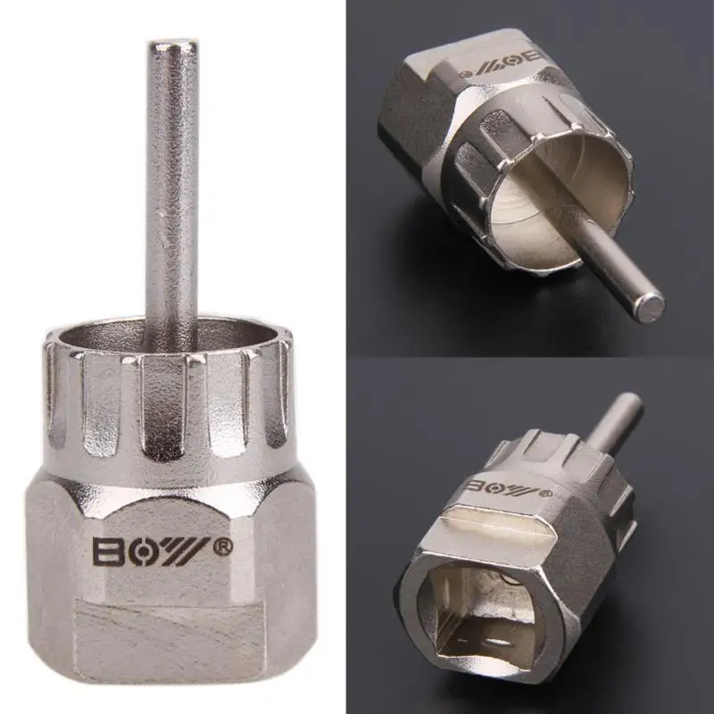 

Cycling Repair Freewheel Tools Kit for Shimano Cassette Remover Center Lock Disc Brakes Installer for 1/2" Drive Bicycle