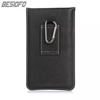 

PU Leather Phone Case For LG Q8 X G2 G3 mini G5 Nexus 5X Outdoor Sport Climbing Holster Hook Loop Belt Magnetic Pouch Cover Bags