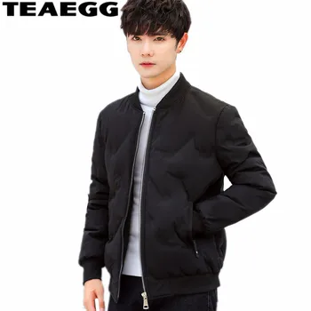 

TEAEGG Winter Coat Men Clothes 2020 Fashion Male Parka Hombre Jacket Mens Solid Thick Jackets and Coats Man Winter Parkas AL1401
