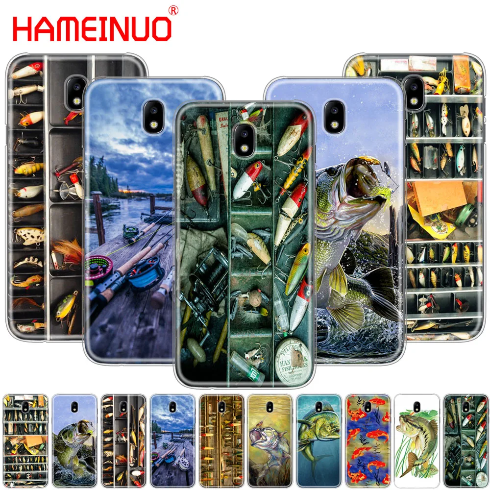 HAMEINUO Fishing gear fish Lake Tackle Box cover phone case for Samsung