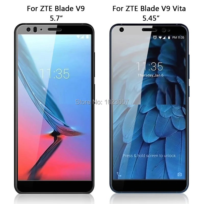 ZTE Blade V9 Vita закаленное стекло ZTE Blade V9 Vita чехол Полная защита чехол с полным закаленным стеклом для ZTE Blade V9