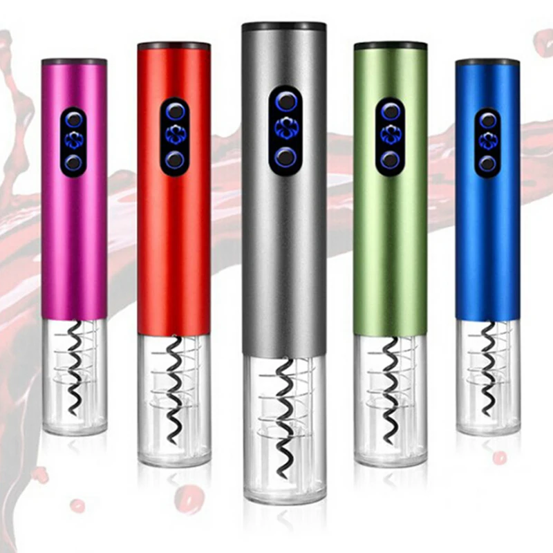New Arrival Electric Automatic Wine Bottle Opener Electric Corkscrew Electric Wine Opener Kitchen Drinking Supplies
