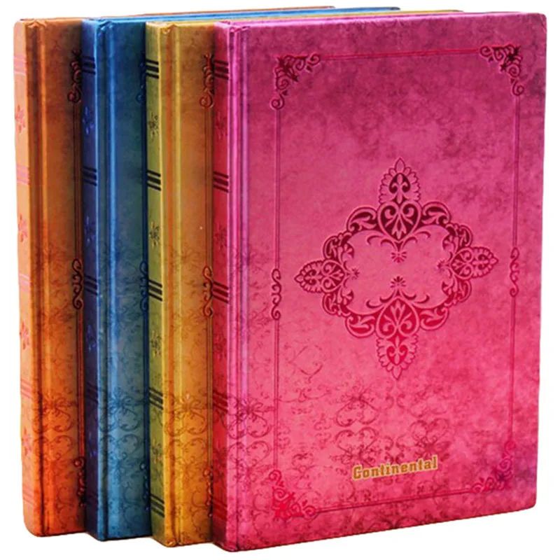 

1pcs Creative Drawing Flower Notebook Retro 100 Sheets Diary Weekly Planner Notepad School Office Supplies(Style Random)