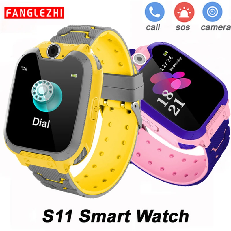 S11 Game Smart Watch For Kids Phone Watch SOS Support TF Card Smartwatch Android IOS Touch Music play Wath For Girl Boy Gift    