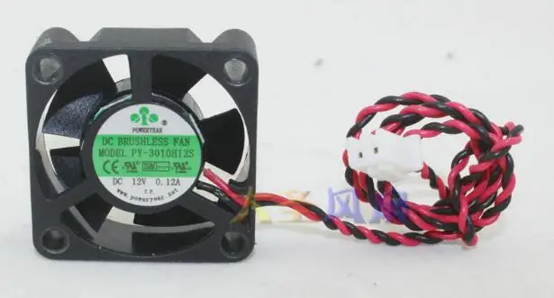 Двухпроводной вентилятор для отвода тепла POWERYEAR PY 3010H12S 12V