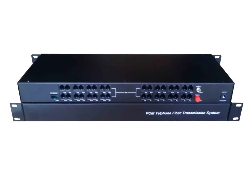 32 канала PCM голосовой Телефон волокно оптический media converter с Ethernet стойки монтируемый-FC, высокое качество