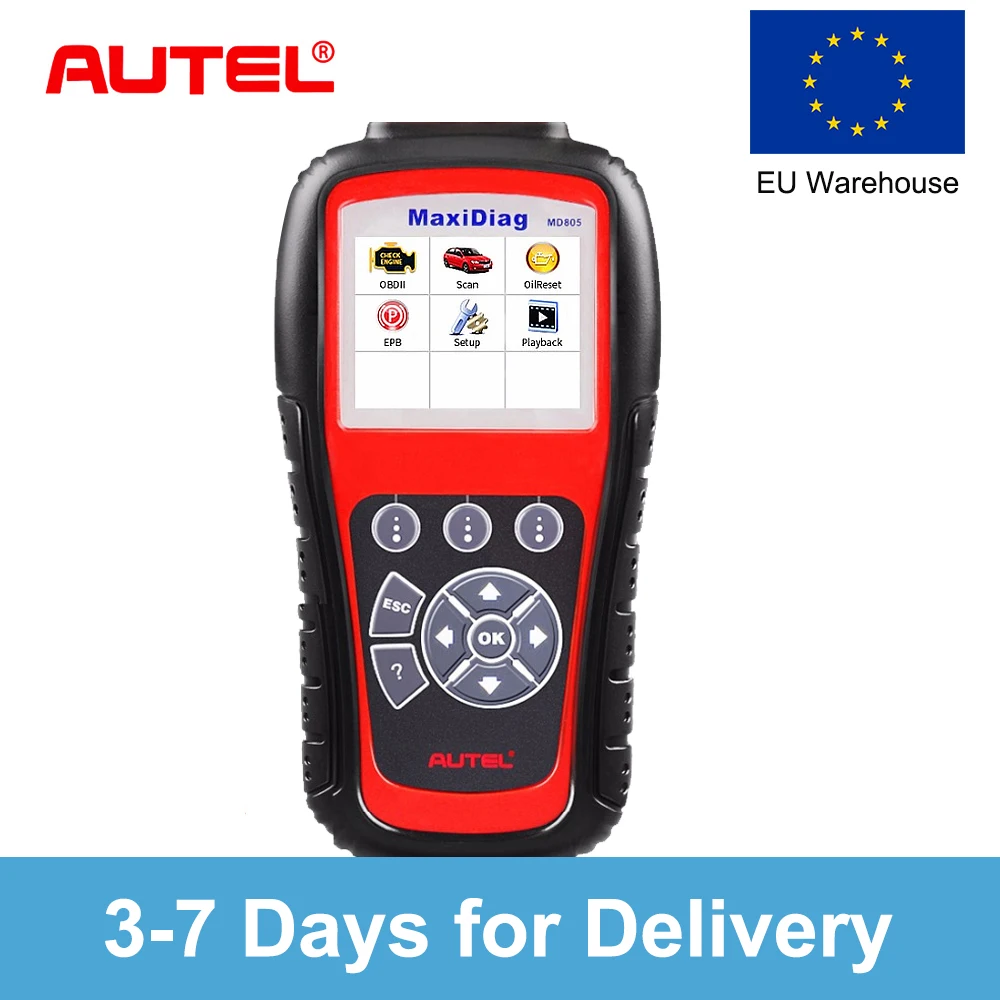 Autel MD805 (MD802 upgraded version ) All Systems OBD2 Scanner for Engine,Transmission,ABS,Airbag,EPB,Steering Diagnostic Tool Autel MD805 (MD802 upgraded version ) All Systems OBD2 Scanner for Engine,Transmission,ABS,Airbag,EPB,Steering Diagnostic Tool