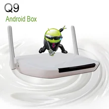 D’origine Set Top Android Iptv Boîte Q9 Construire en Wifi Quad-Core 1G RAM 8G ROM Android Tv Box media player support iptv canaux