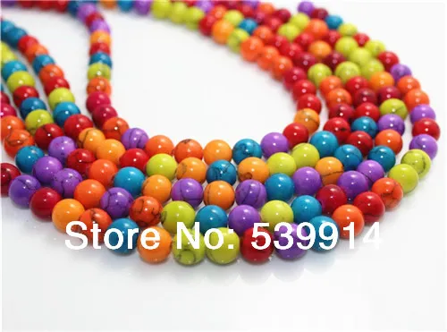 

Free Shipping 4MM 6MM 8MM 10MM Mix Color Synthetic Loose Stone Jewelry Beads for DIY Jewelry Finings