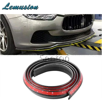 

Car styling Car Carbon Fiber Front lip 2.5M For Renault Duster Laguna Megane 2 3 Logan Captur Clio Saab For MG 3 ZR Accessories