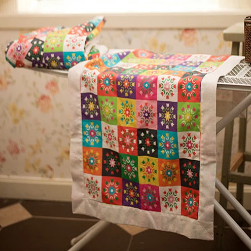 Толстая Праздничная Лоскутная льняная хлопковая ткань для лоскутного шитья DIY домашняя печатная хлопково-льняная ткань тканевое одеяло 57x145 см