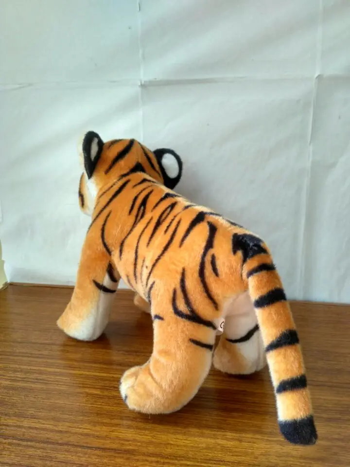 Brinquedo de Pelúcia dos Desenhos Boneca de Brinquedo do Bebê Presente de Aniversário Cerca de 30x20 Lovely Baby Tiger Animados pé Amarelo Tigre Macio B2828 cm 7 amarelo tigre macio boneca de brinquedo do