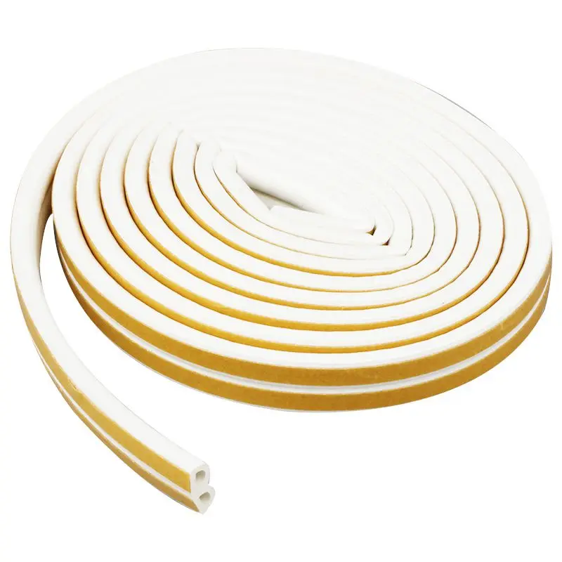 

D-type adhesive seal windows 5M PVC hood Color: white