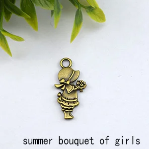 summer Meetee металлическая молния бронзового цвета, подвеска на голову, сделай сам, наборы для ремонта на молнии для кошелька, куртки, Съемники на молнии, украшение на голову, подвеска - Цвет: summer