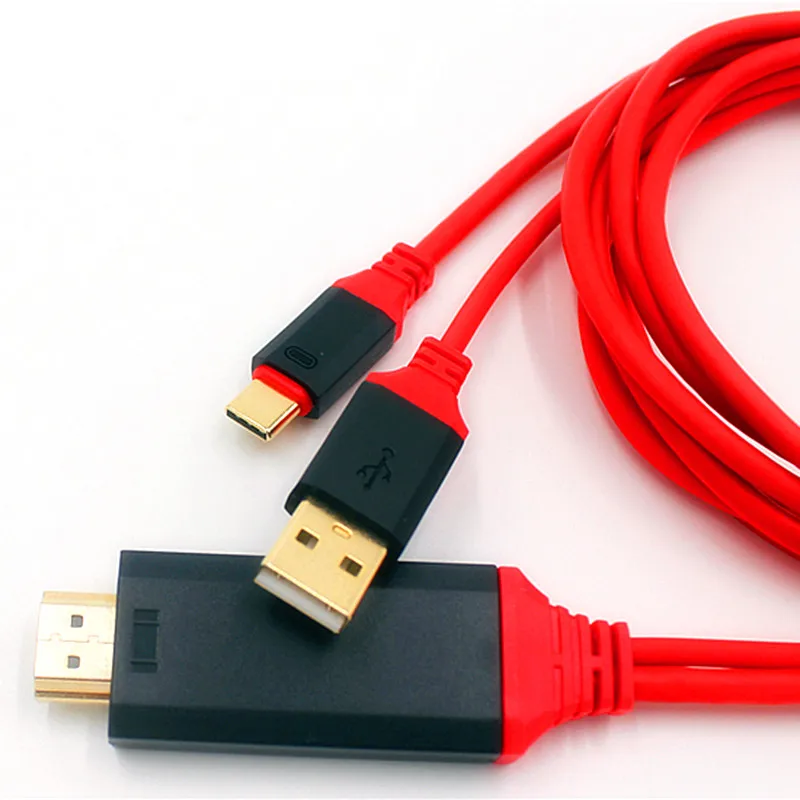 Кабель адаптер USB 3 1 Type C 4 K HDMI HDTV для Samsung Galaxy S8 Macbook|Компьютерные кабели и разъемы| |