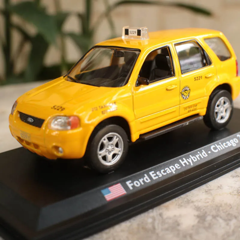 1/43 сплав Ford Escape Hybrid Chicago 2005 игрушка "такси" автомобили литые под давлением Модель 312 Америка автомобиль коллекция игрушек