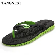 Tangnest Hombres Chanclas de Verano Masculina Color Mezclado EVA Zapatillas Hombres Casuales Zapatos de Moda de Verano Sandalias de Playa Tamaño 40 ~ 45 XML180