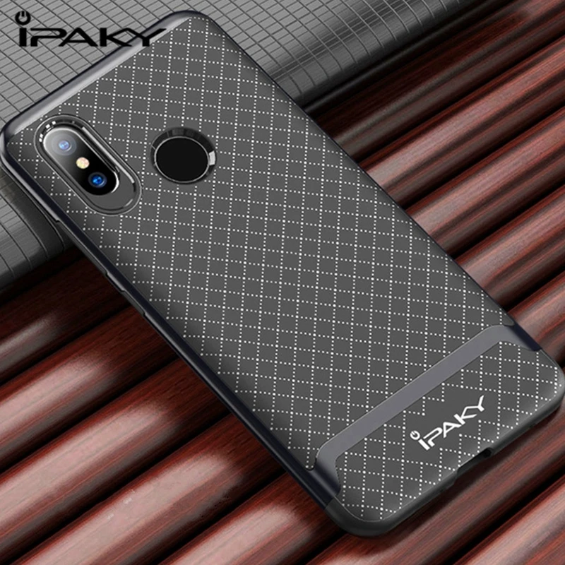 Чехол для телефона IPAKY оптовая продажа Xiaomi Mi 6X чехол mi A2 Силиконовый ТПУ + PC бампер