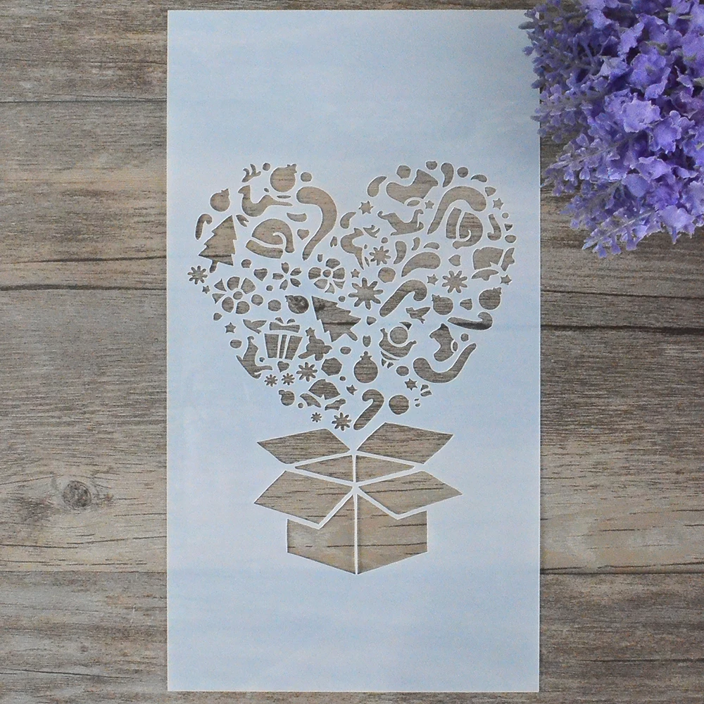 DIY Craft слоистые Горячие подарочные шкатулки трафареты для стен картина