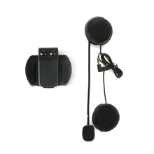 Ejeas V6 наушники, мягкие наушники + микрофон + клип для работы V6 V4 мотоциклетный шлем bluetooth домофон мото BT домофонных гарнитура