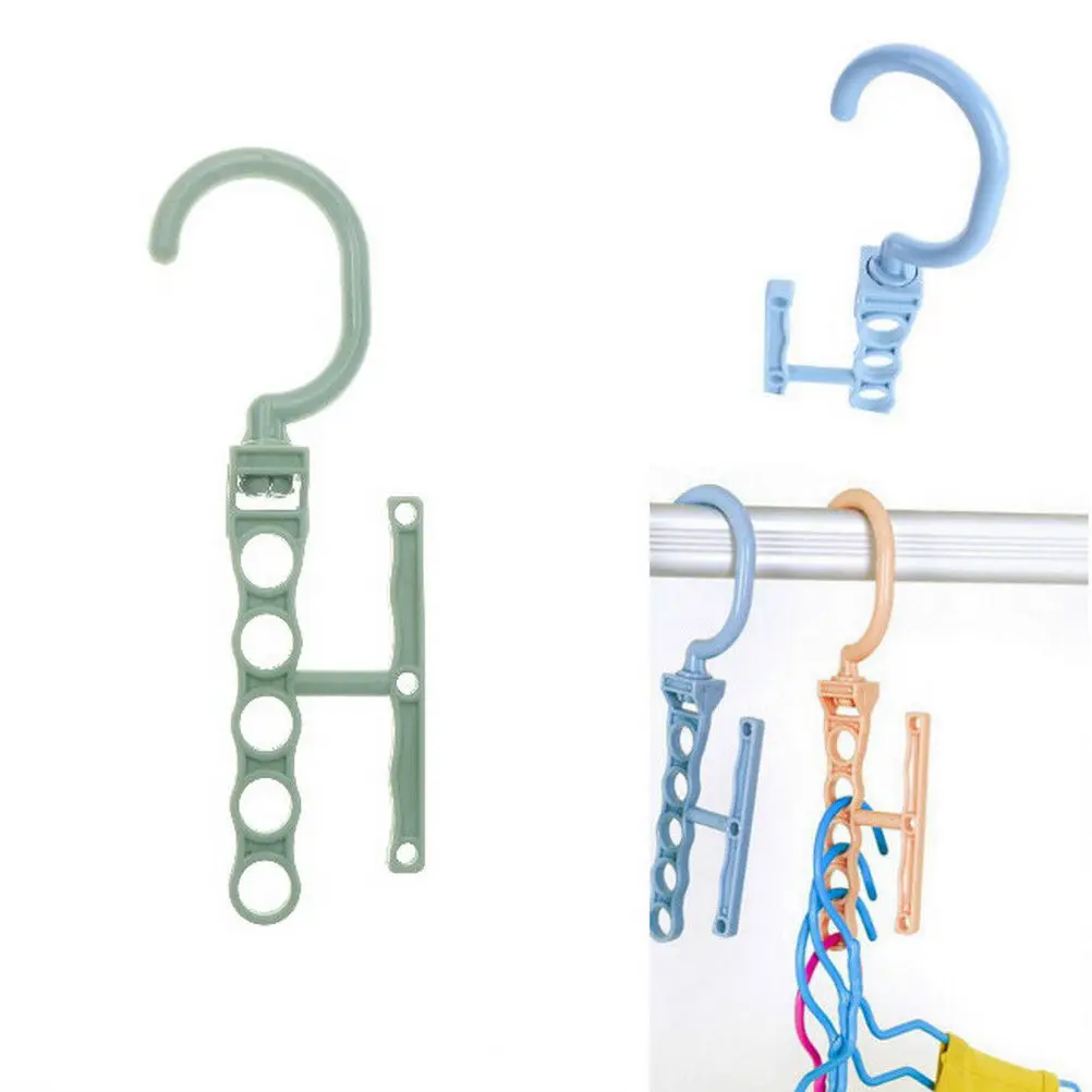 

Plastic Clothes Hook Rack Holder For Wardrobe Tie/Belts/Scarves Organizer Hanger Storage Hanger Rack