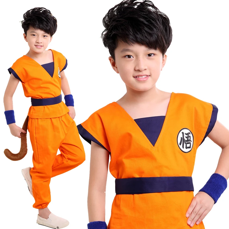 19 新アニメドラゴンボール悟空コスプレ衣装子供かわいい悟空衣装カーニバル ハロウィン衣装子供 子供 Goku Cosplay Costume Halloween Costume For Kidscosplay Costume Aliexpress